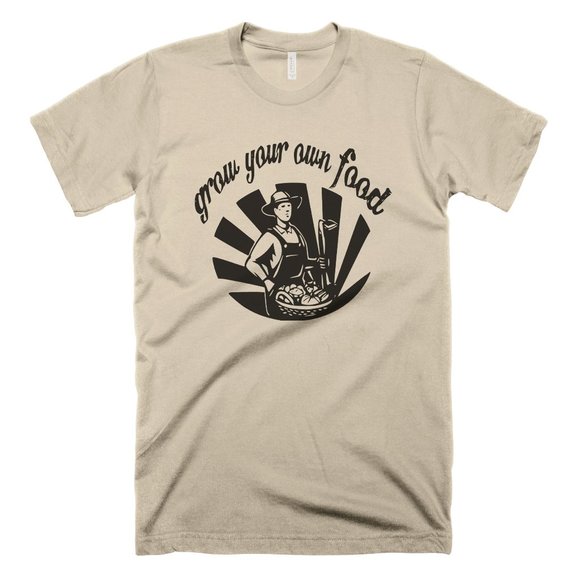 Grow Your Own Food T-Shirt Organic Food Tshirt Farming Gifts Vegetable Shirt - Picture 1 of 2